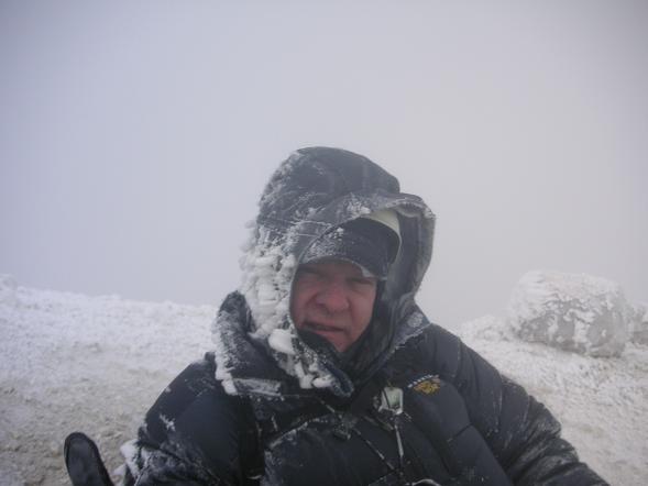 This is Steven at the Summit Crater of El Pico de Orizaba.