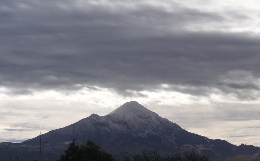 El Pico de Orizaba with new snow.